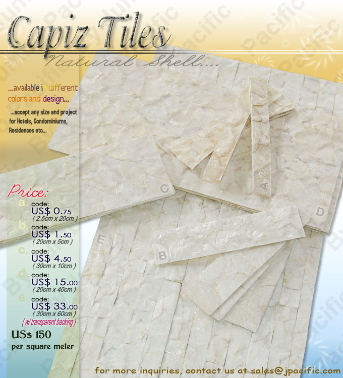 Capiz Shell Tiles