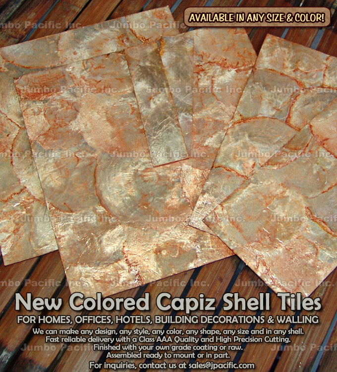 Colored Home Decor and Wall Design Shell Panels