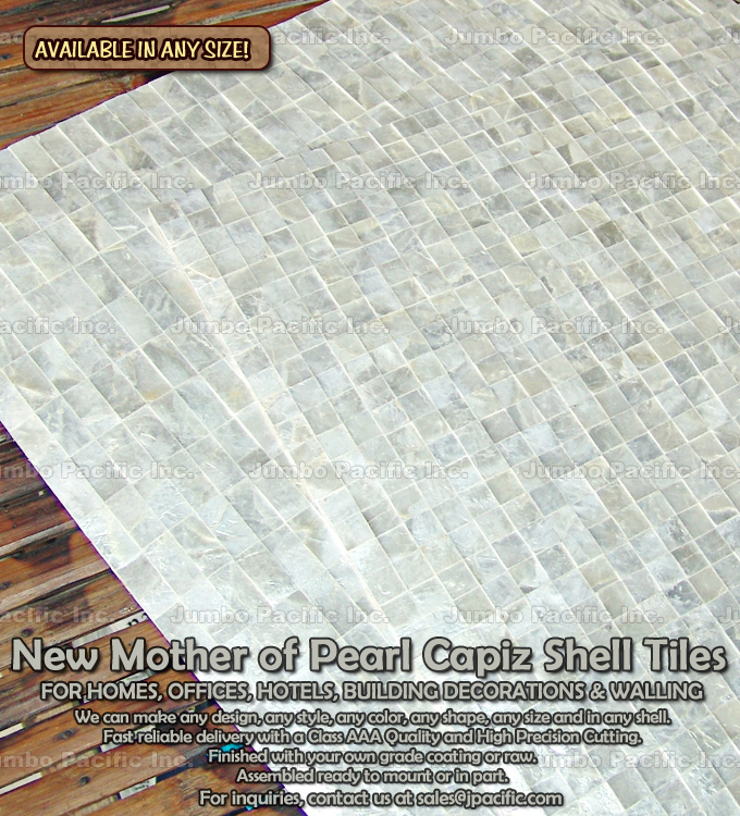 Capiz Shell Wall Panels Mother of Pearl Tiles